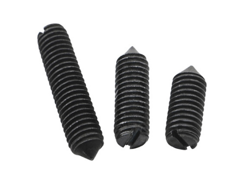 Slotted Set Screws With Cone Point